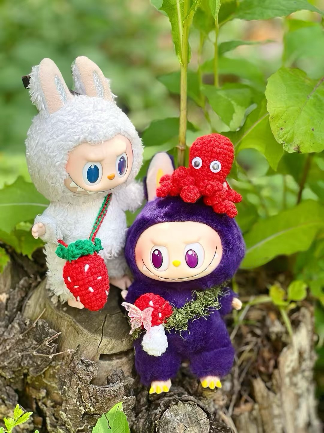 Labubu handmade backpack headwear accessories