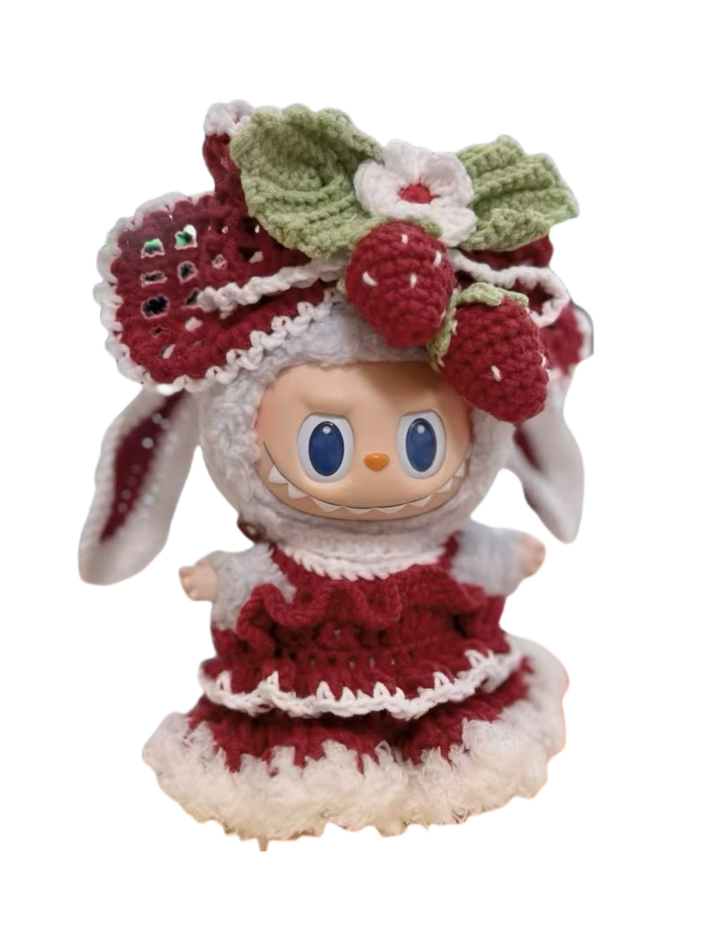 Labubu Strawberry Princess Costume