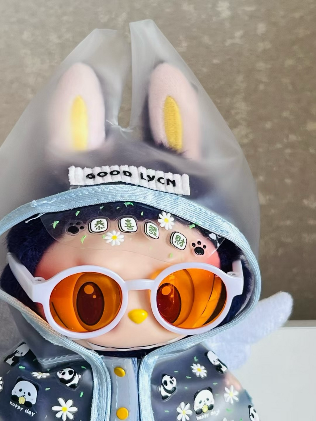 Labubu trendy glasses