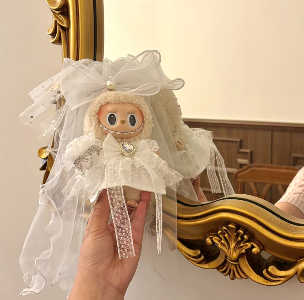 Labubu suit wedding dress