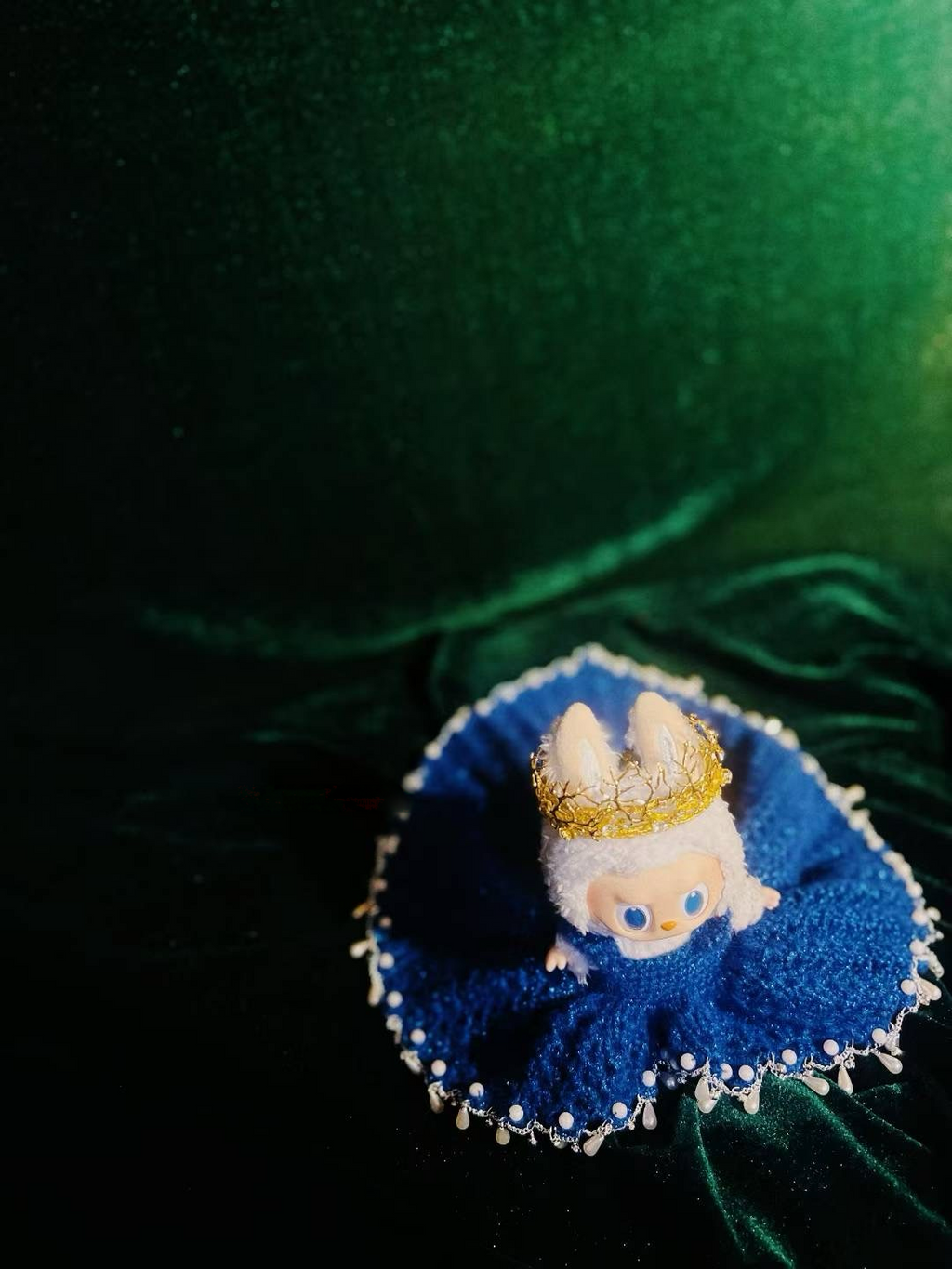 Labubu Sparkling Sapphire Princess Dress
