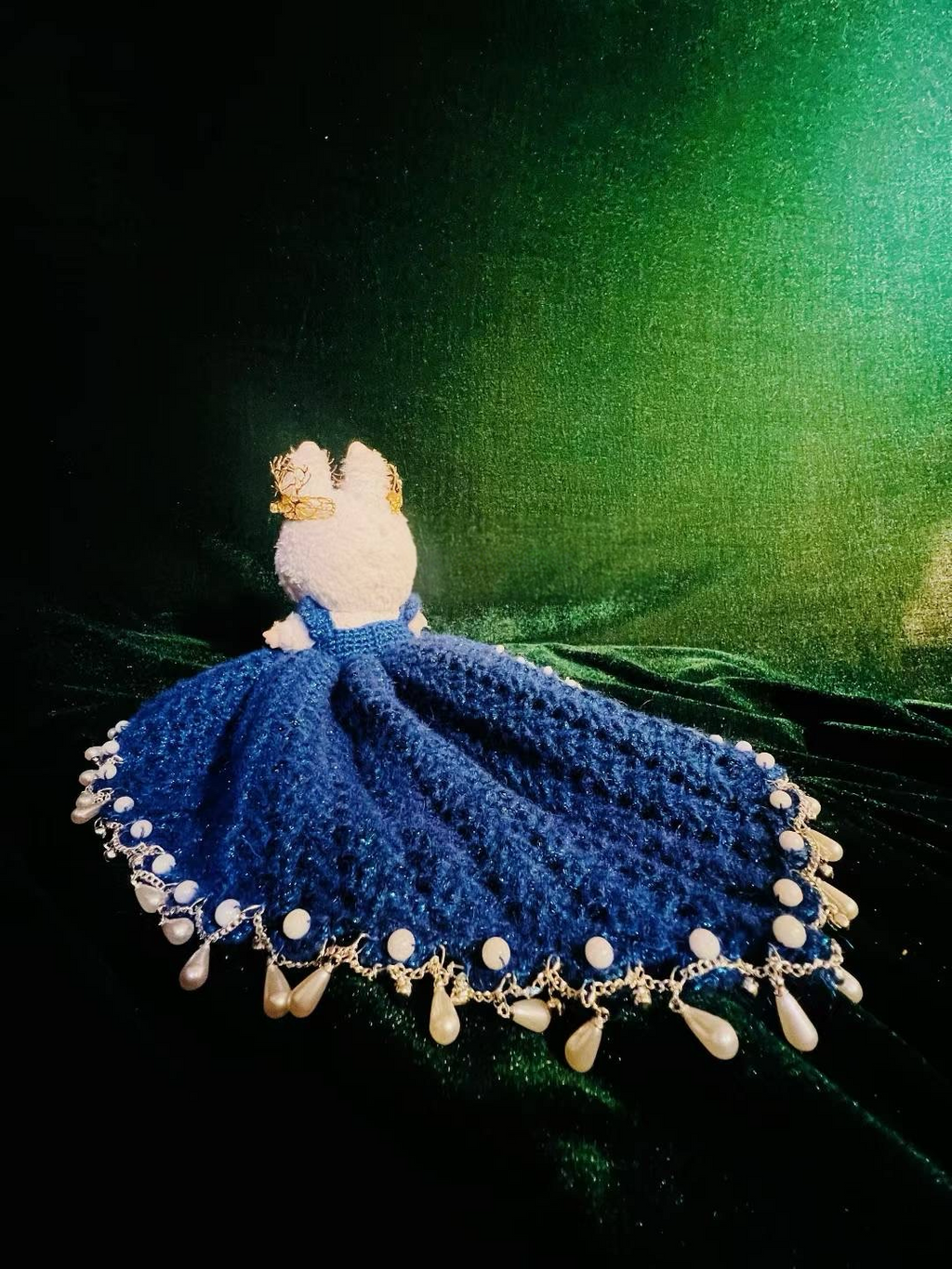Labubu Sparkling Sapphire Princess Dress
