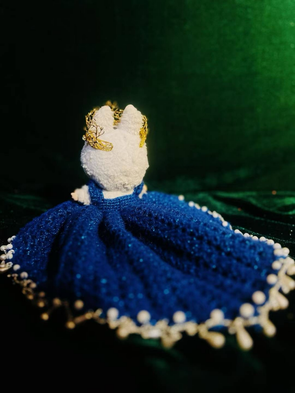Labubu Sparkling Sapphire Princess Dress